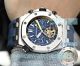 High Quality Clone Audemars Piguet Royal Oak Offshore Blue Dial Blue Rubber Strap Watch (6)_th.jpg